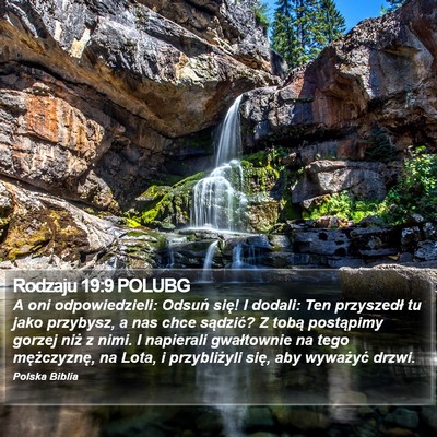 Rodzaju 19:9 POLUBG Bible Verse Image