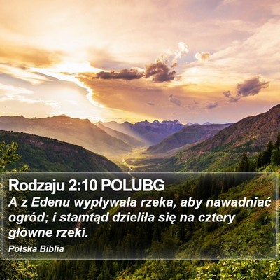 Rodzaju 2:10 POLUBG Bible Verse Image