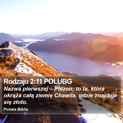 Rodzaju 2:11 POLUBG Bible Verse Image
