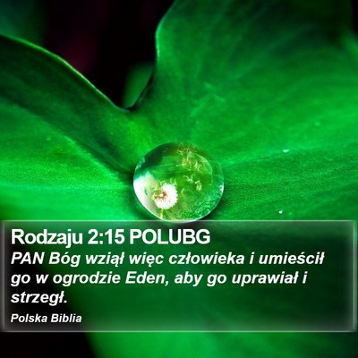 Rodzaju 2:15 POLUBG Bible Verse Image