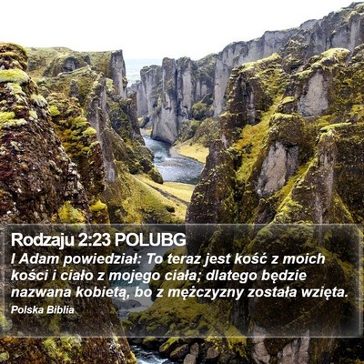 Rodzaju 2:23 POLUBG Bible Verse Image
