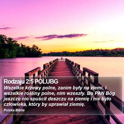 Rodzaju 2:5 POLUBG Bible Verse Image