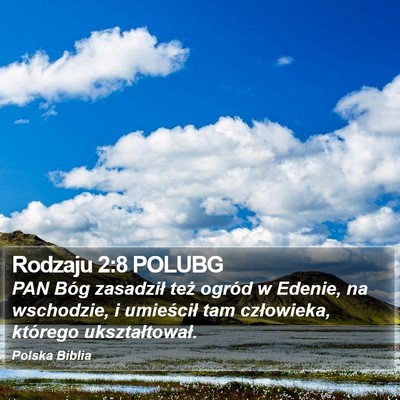 Rodzaju 2:8 POLUBG Bible Verse Image