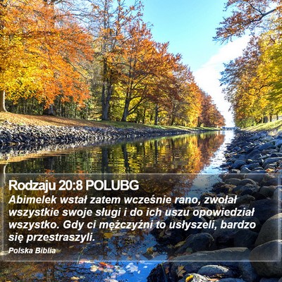 Rodzaju 20:8 POLUBG Bible Verse Image