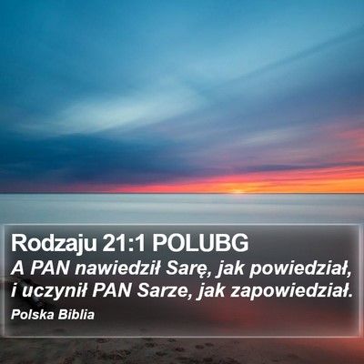 Rodzaju 21:1 POLUBG Bible Verse Image