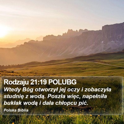 Rodzaju 21:19 POLUBG Bible Verse Image