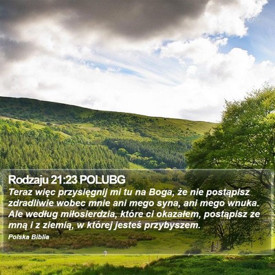 Rodzaju 21:23 POLUBG Bible Verse Image