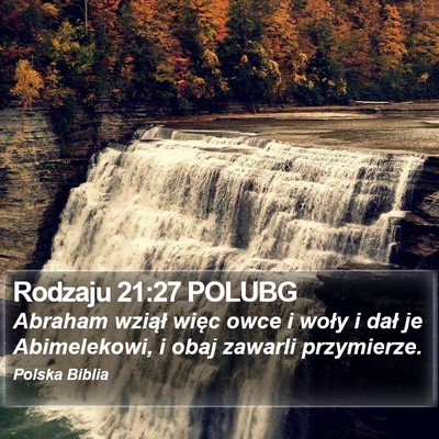 Rodzaju 21:27 POLUBG Bible Verse Image