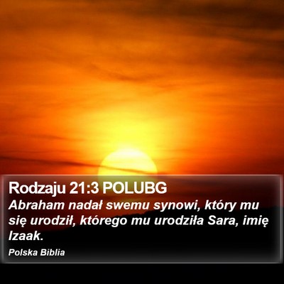 Rodzaju 21:3 POLUBG Bible Verse Image