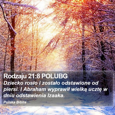 Rodzaju 21:8 POLUBG Bible Verse Image