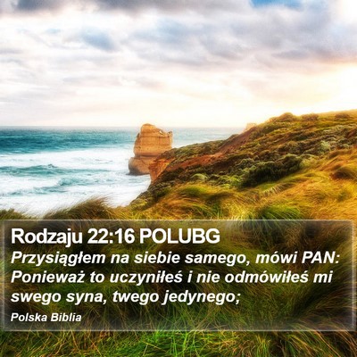 Rodzaju 22:16 POLUBG Bible Verse Image