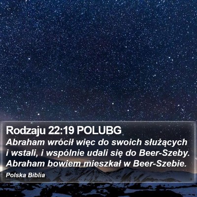 Rodzaju 22:19 POLUBG Bible Verse Image