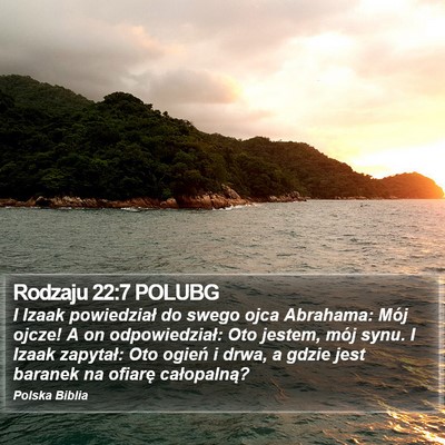 Rodzaju 22:7 POLUBG Bible Verse Image