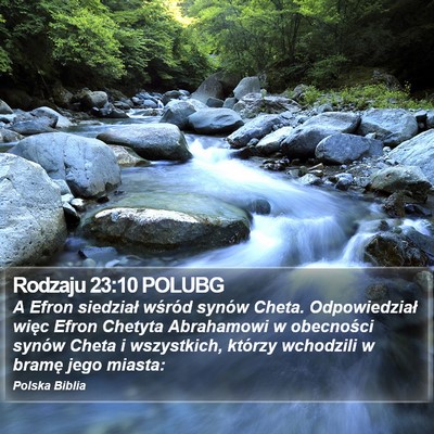 Rodzaju 23:10 POLUBG Bible Verse Image