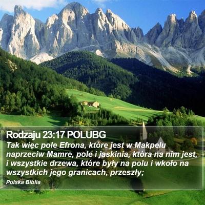 Rodzaju 23:17 POLUBG Bible Verse Image