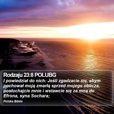 Rodzaju 23:8 POLUBG Bible Verse Image