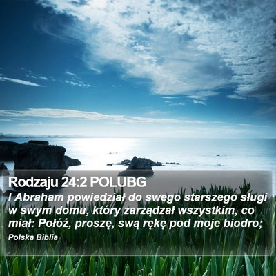 Rodzaju 24:2 POLUBG Bible Verse Image
