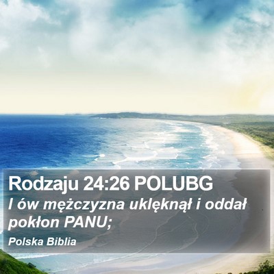 Rodzaju 24:26 POLUBG Bible Verse Image