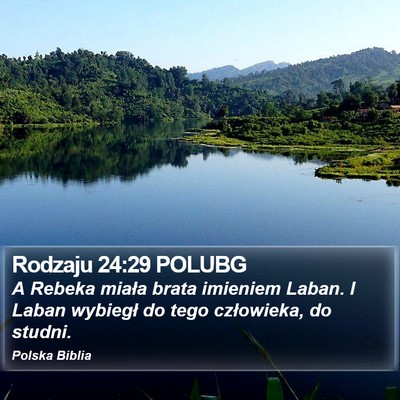 Rodzaju 24:29 POLUBG Bible Verse Image