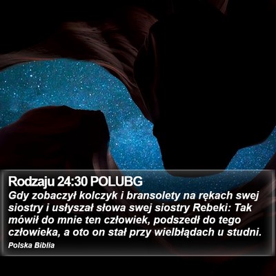 Rodzaju 24:30 POLUBG Bible Verse Image