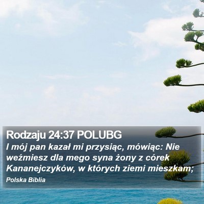 Rodzaju 24:37 POLUBG Bible Verse Image