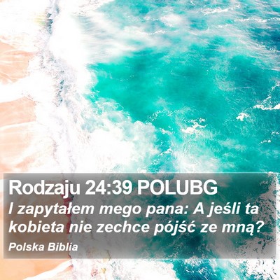 Rodzaju 24:39 POLUBG Bible Verse Image