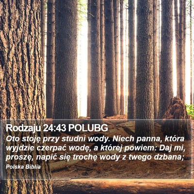 Rodzaju 24:43 POLUBG Bible Verse Image