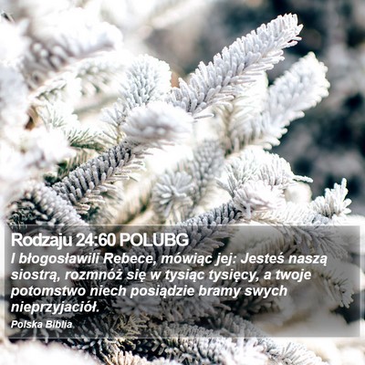 Rodzaju 24:60 POLUBG Bible Verse Image