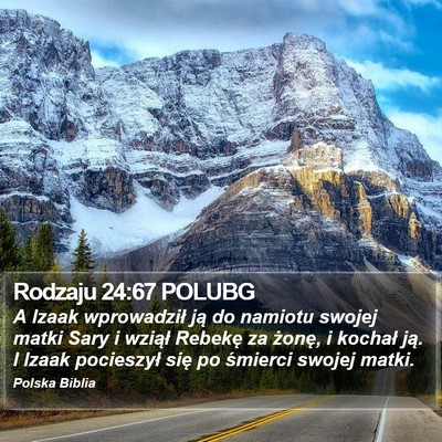 Rodzaju 24:67 POLUBG Bible Verse Image