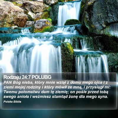 Rodzaju 24:7 POLUBG Bible Verse Image
