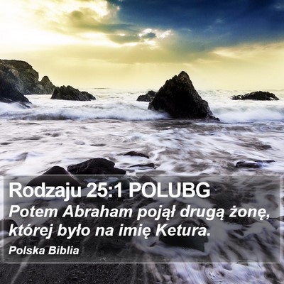 Rodzaju 25:1 POLUBG Bible Verse Image