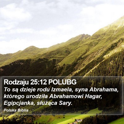 Rodzaju 25:12 POLUBG Bible Verse Image