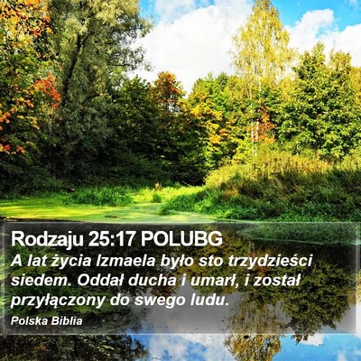 Rodzaju 25:17 POLUBG Bible Verse Image