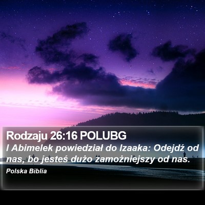 Rodzaju 26:16 POLUBG Bible Verse Image