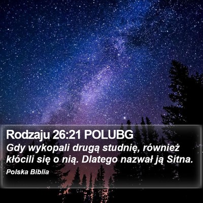 Rodzaju 26:21 POLUBG Bible Verse Image