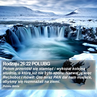Rodzaju 26:22 POLUBG Bible Verse Image