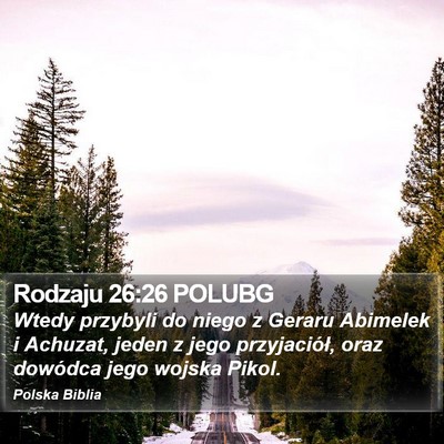 Rodzaju 26:26 POLUBG Bible Verse Image