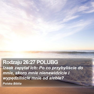 Rodzaju 26:27 POLUBG Bible Verse Image