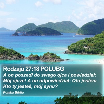 Rodzaju 27:18 POLUBG Bible Verse Image