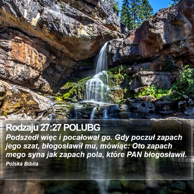 Rodzaju 27:27 POLUBG Bible Verse Image