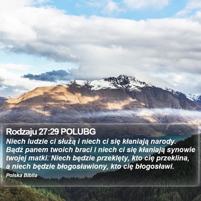 Rodzaju 27:29 POLUBG Bible Verse Image