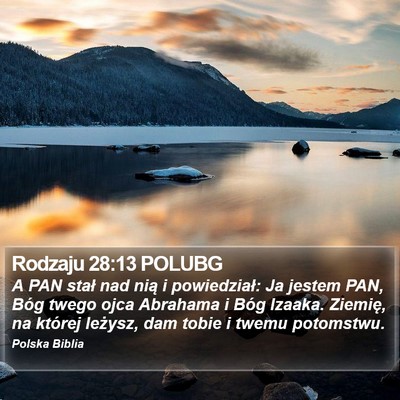 Rodzaju 28:13 POLUBG Bible Verse Image