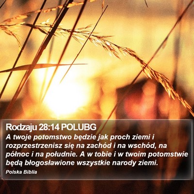 Rodzaju 28:14 POLUBG Bible Verse Image