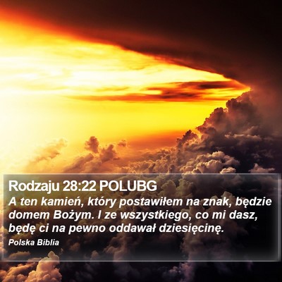 Rodzaju 28:22 POLUBG Bible Verse Image