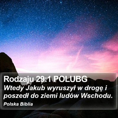 Rodzaju 29:1 POLUBG Bible Verse Image