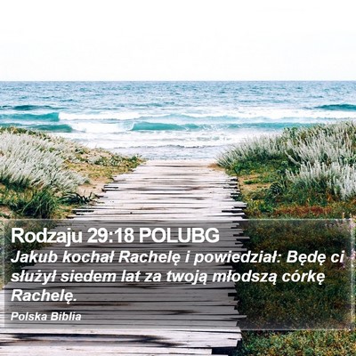 Rodzaju 29:18 POLUBG Bible Verse Image