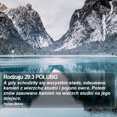 Rodzaju 29:3 POLUBG Bible Verse Image