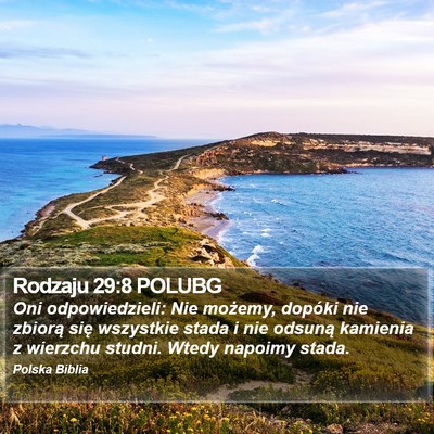 Rodzaju 29:8 POLUBG Bible Verse Image