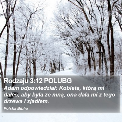 Rodzaju 3:12 POLUBG Bible Verse Image