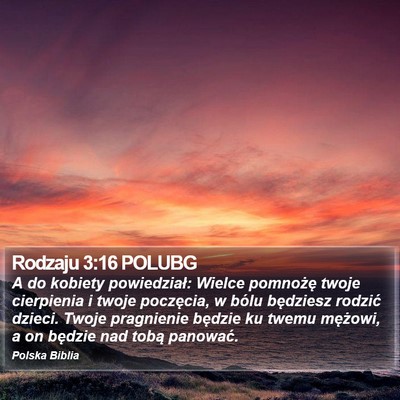 Rodzaju 3:16 POLUBG Bible Verse Image